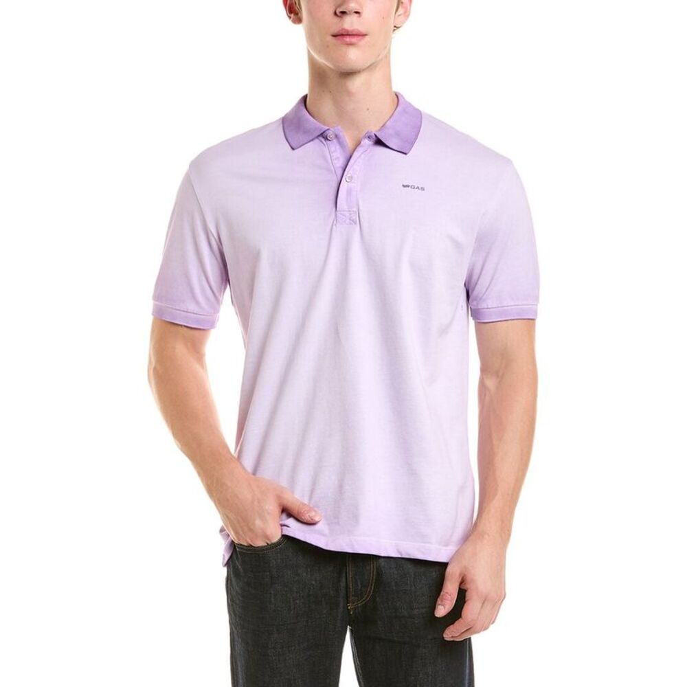 Gas Mens  Polo Shirt, Purple